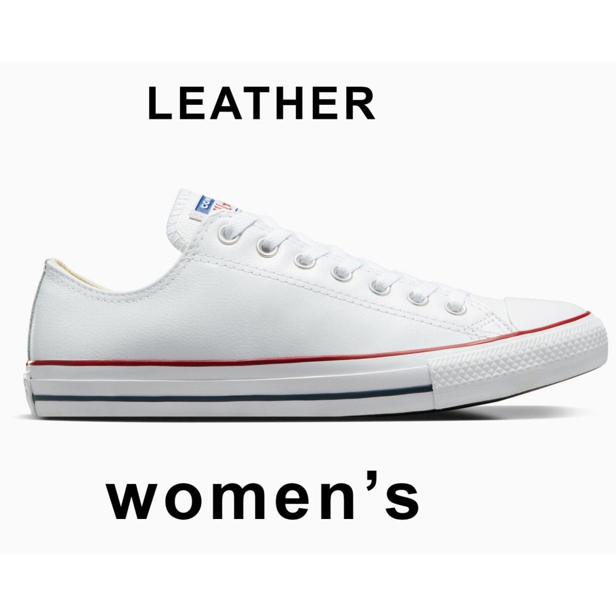 Converse Women`s Chuck Taylor All Star Luxe Leather Low Rubber Outsole Flexible