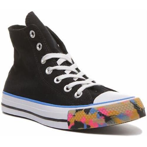 Converse All Star Womens Sneakers 570291C In Black Multicolor Size US 4 - 9 - BLACK MULTI