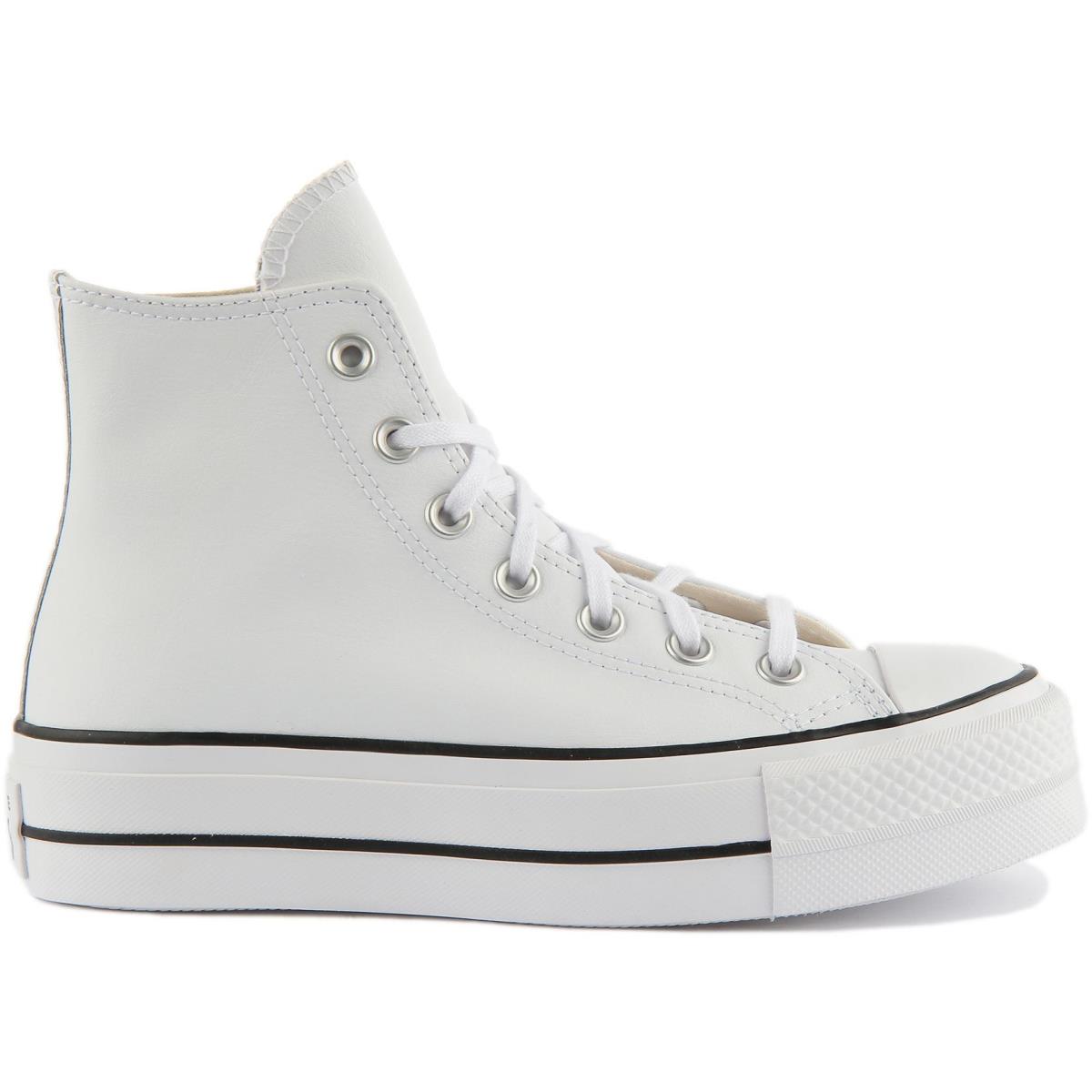 Converse 561676 Ct As Lift Hi Womens Leather Sneakers In White US Size 5 - 10 - WHITE