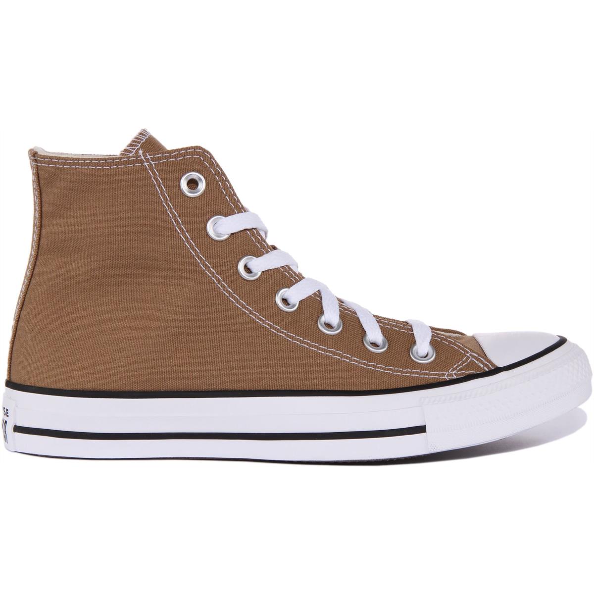 Converse A00786C Ct As Hi Unisex Canvas Sneakers In Brown Size US 7 - 13
