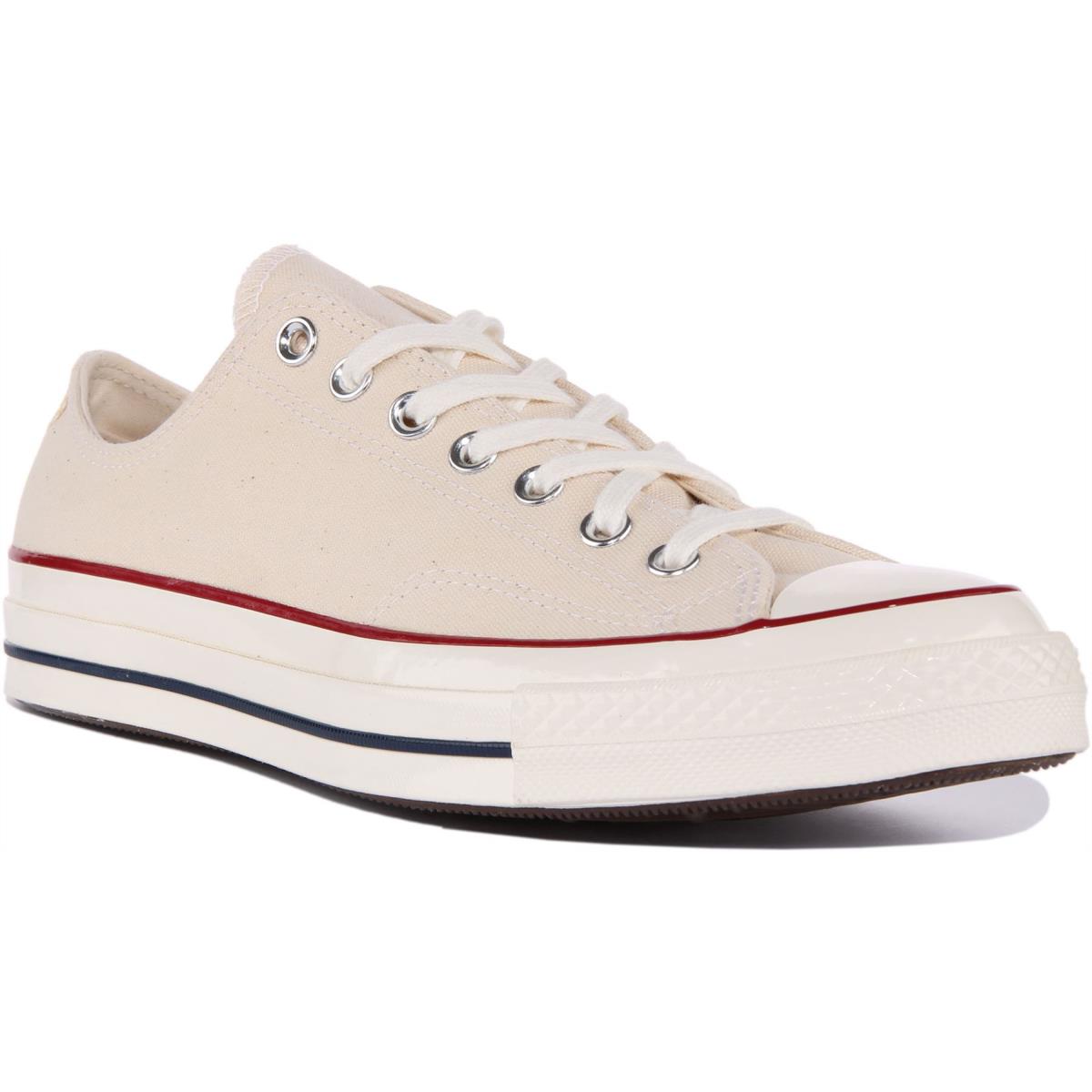 Converse 162062C Chuck 70s Ox Unisex Canvas Low Sneakers In Beige Size US 7 - 12 BEIGE