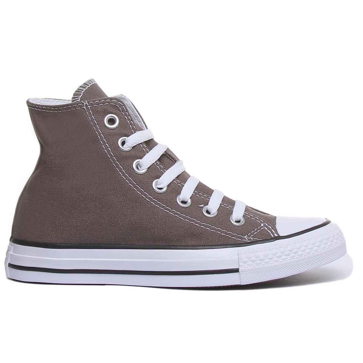 Converse All Star Hi Unisex Lace Up Canvas Sneaker In Charcoal Size US 7 - 12