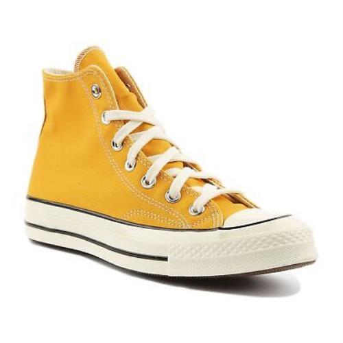 Converse 162054 Chuck 70 Hi Sunflower Unisex Sneaker In Mustard Size US 3 - 12