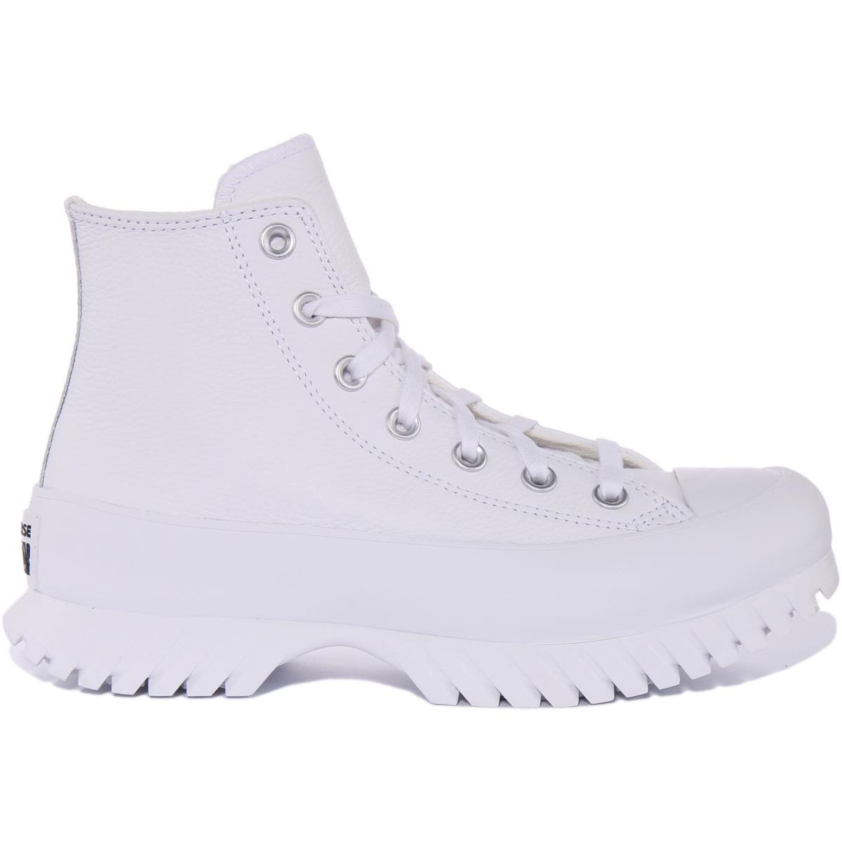 Converse A03705C CT As Lugged 2.0 Hi Womens Hi Sneakers In White Size US 4 - 9 WHITE