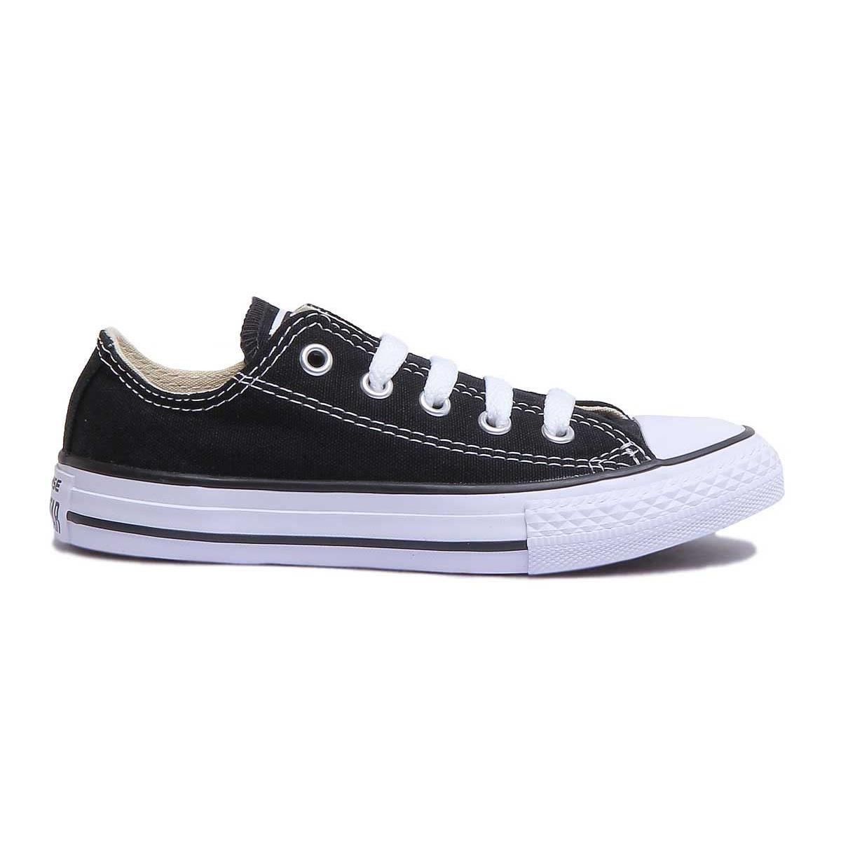 Converse Asox Core Kid Lace Up Low Top Youth Black In Black Size US 4 - 12