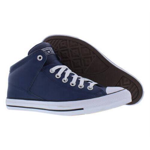 Converse Chuck Taylor All Star High Street Mid Top Unisex Shoes - Blue/Navy/Obsidian/White, Main: Blue