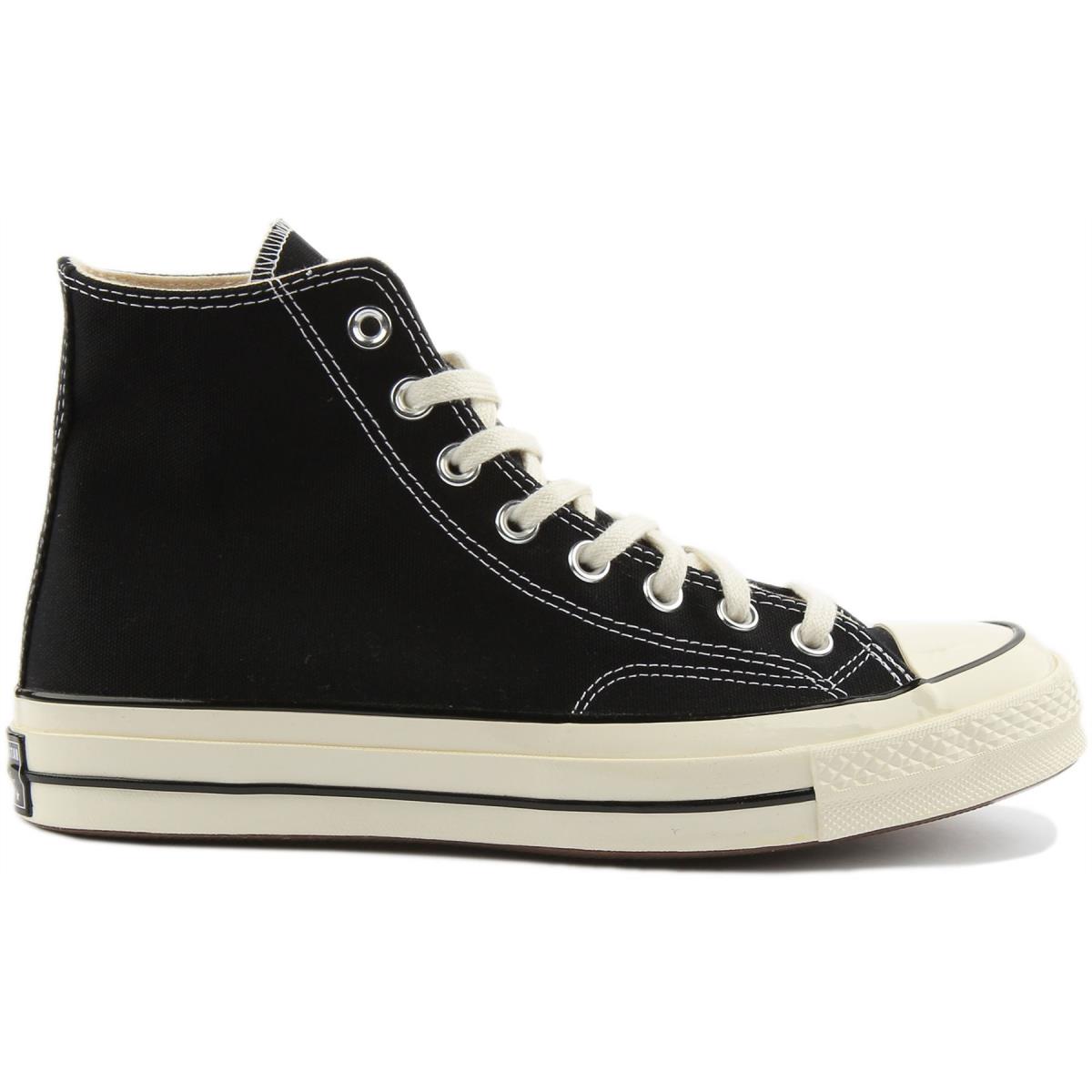 Converse 162050C Chuck 70s Hi Unisex Canvas Sneakers In Black Size US 7 - 12