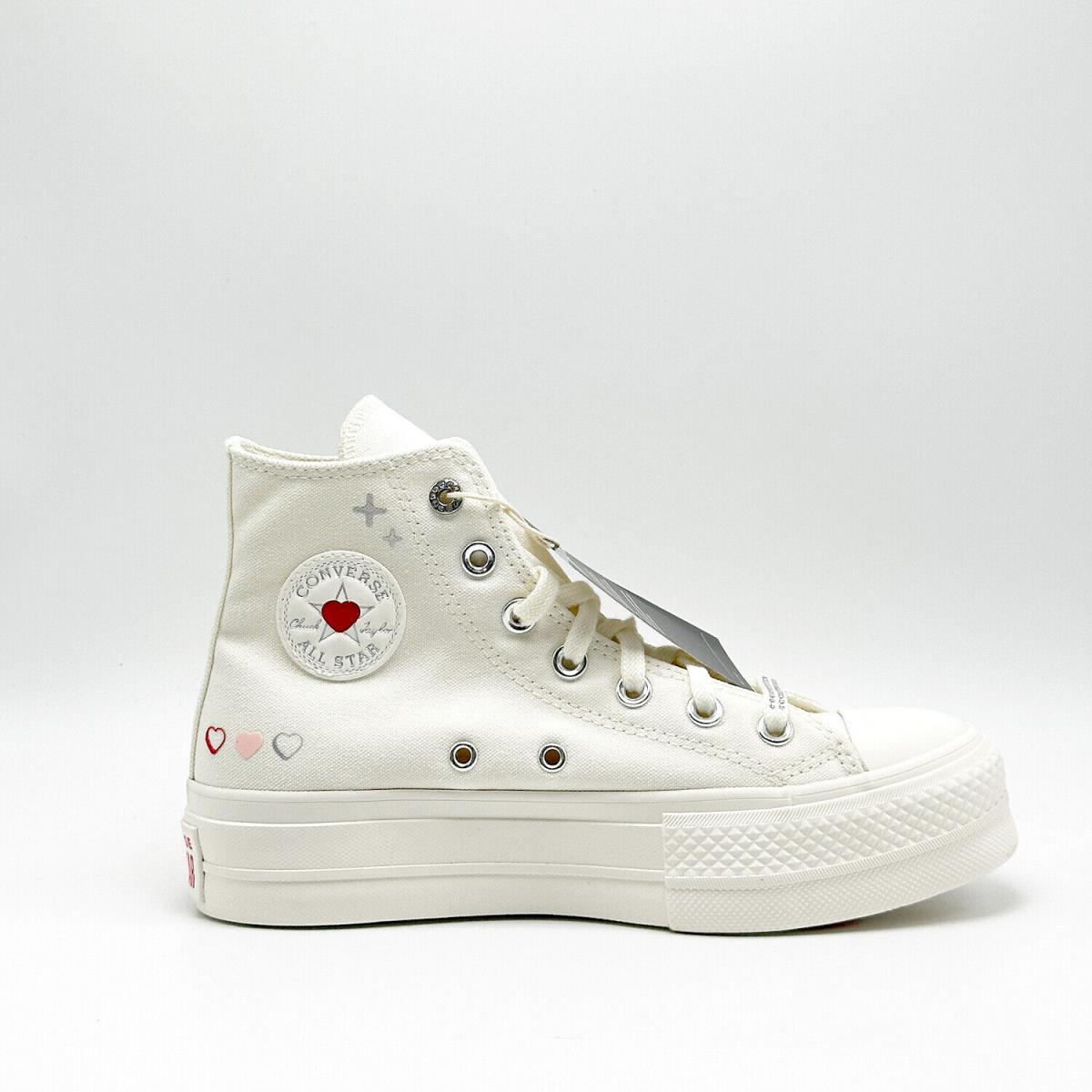 Women Converse Chuck Taylor All Star Lift Platform Y2K Heart A09114C