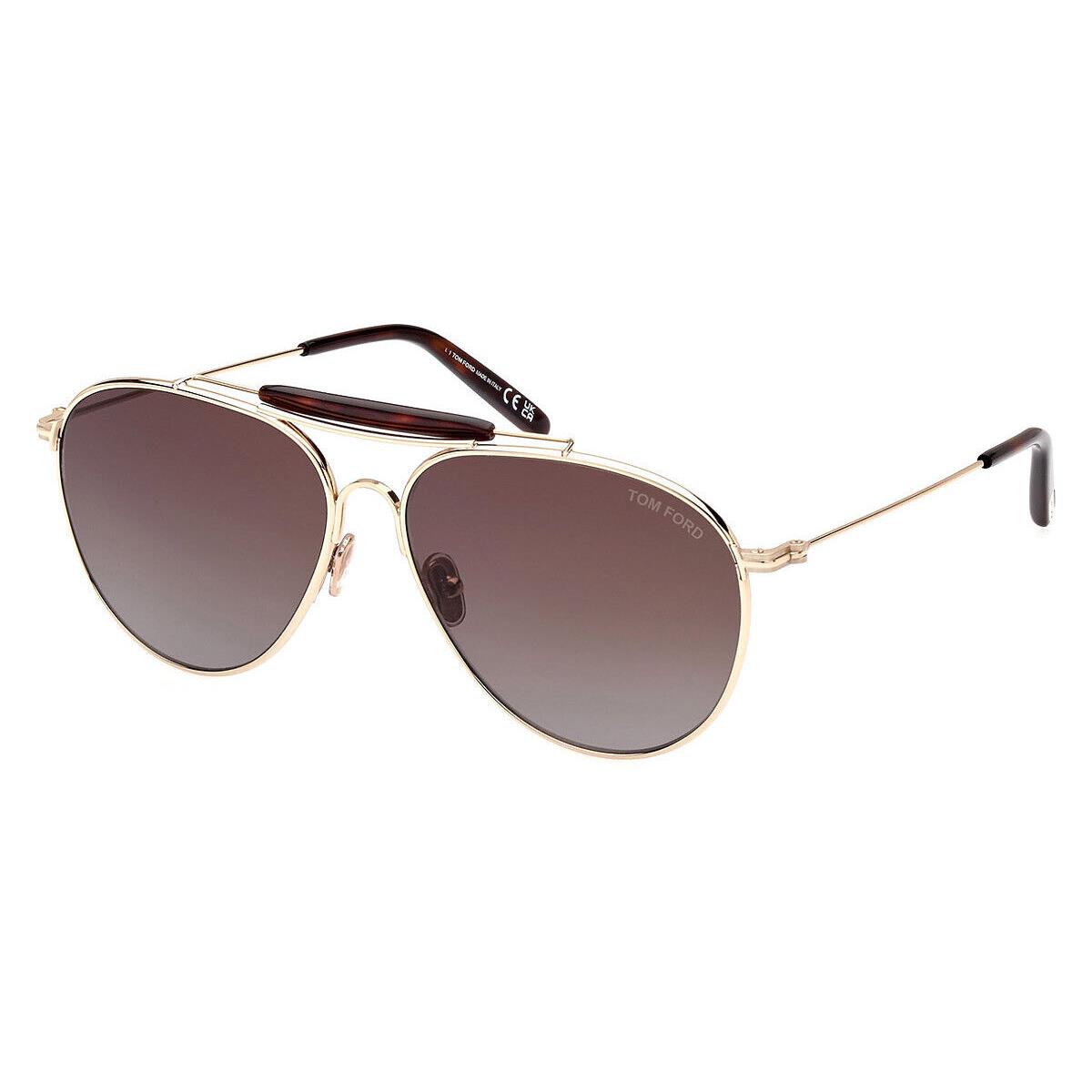 Tom Ford FT0995 Raphael-02 Sunglasses Men Aviator 59mm