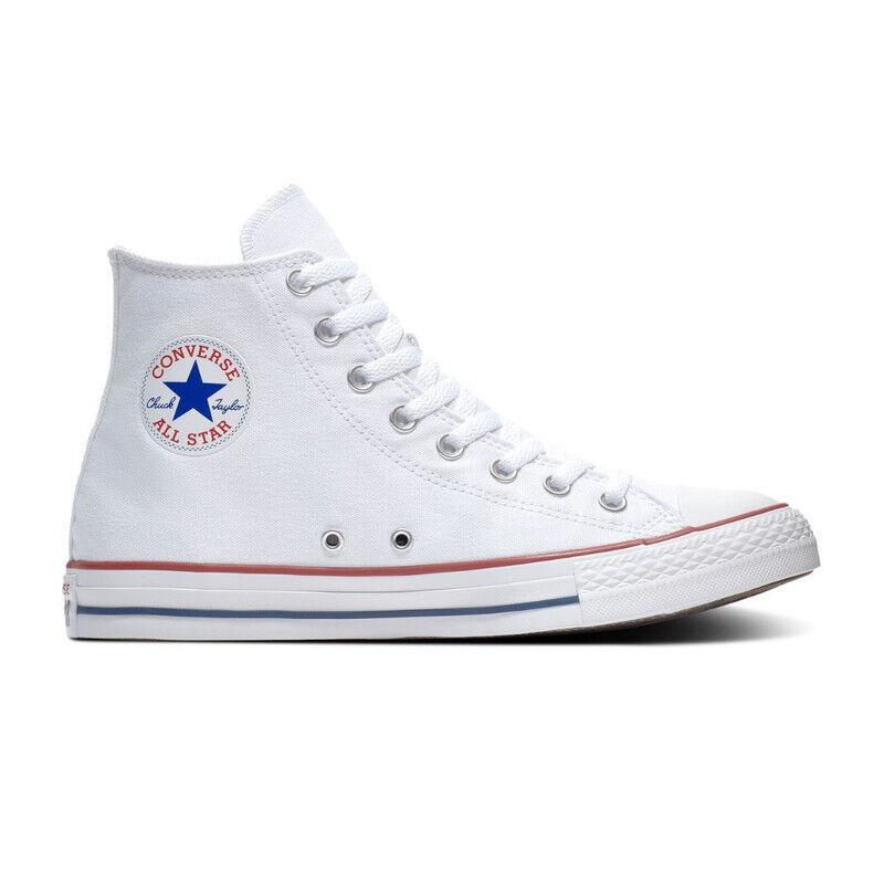 Converse Unisex Adult Chuck Taylor All Star HI Top_optical White M7650-102-SIZE 11