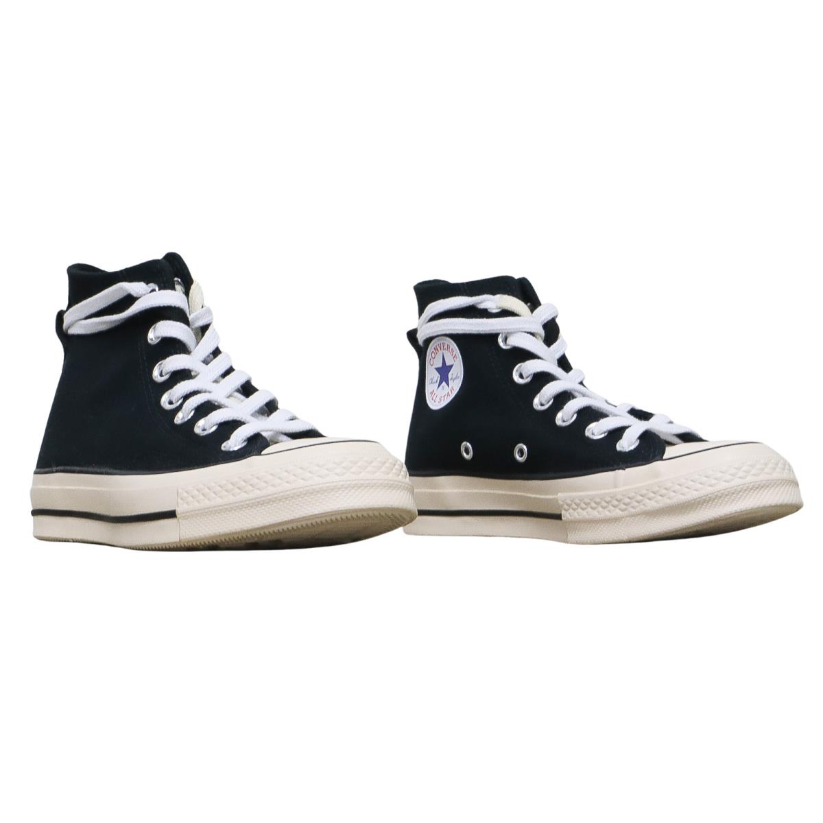 Size 5 Converse Chuck 70 HI x Essentials Fear of God 164529C Sneakers - Black, Natural