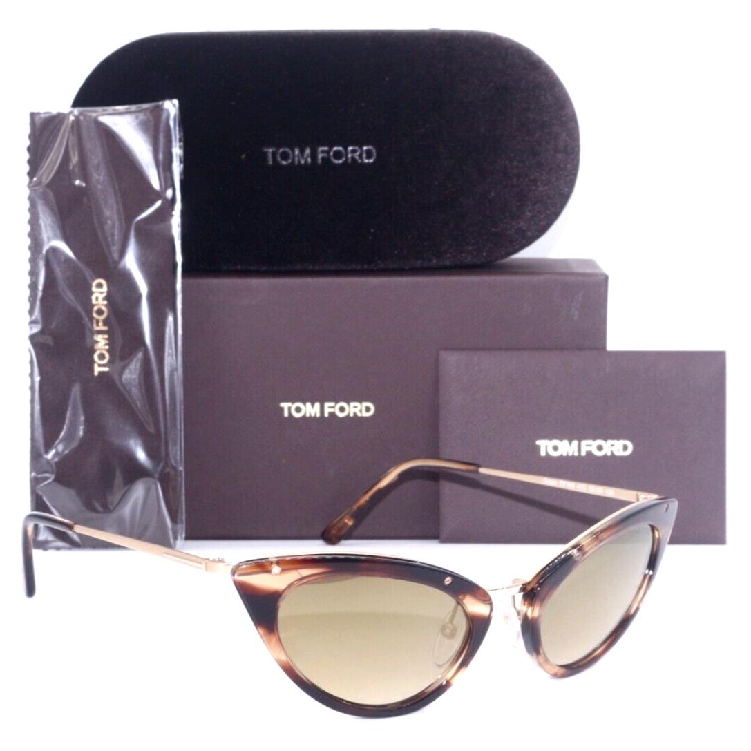 Tom Ford TF349 47G Grace Havana/gold Mirrored Gradient Lens Sunglasses 52-20