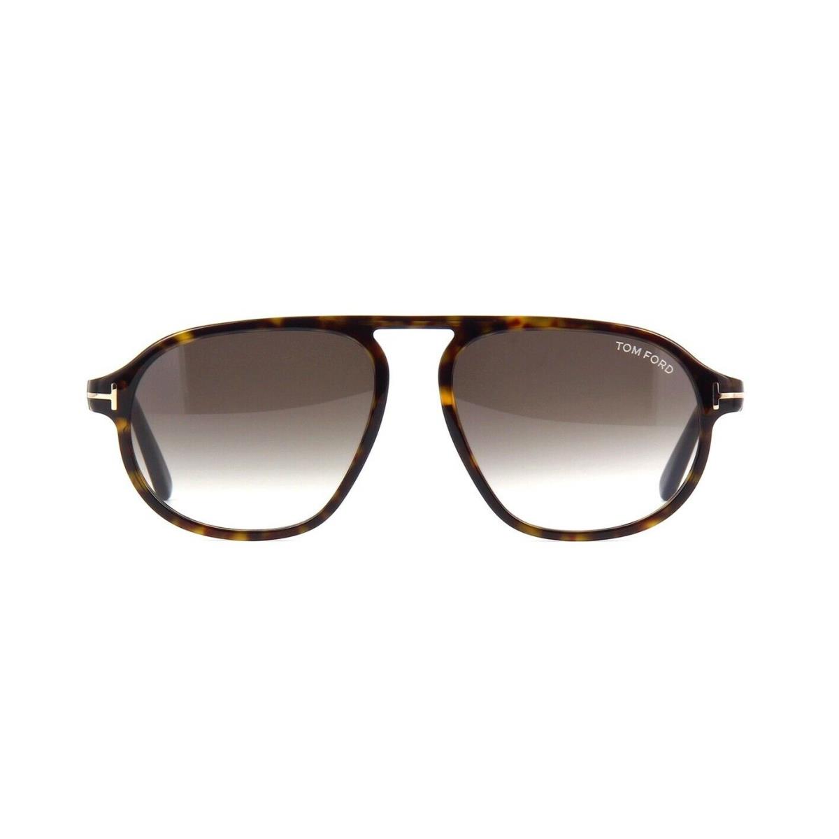 Tom Ford Harrison FT 0755 Dark Havana/roviex Shaded 52K Sunglasses