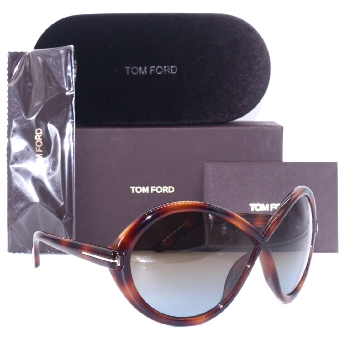 Tom Ford TF 1070 53F Jada Havana W/brown Gradient Lens Sunglasses 68-5