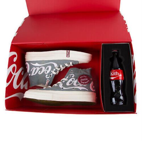 Kith X Converse X Coca Cola Rare Chuck 70 Hi Sneakers Denim M 7.5 / W 9.5