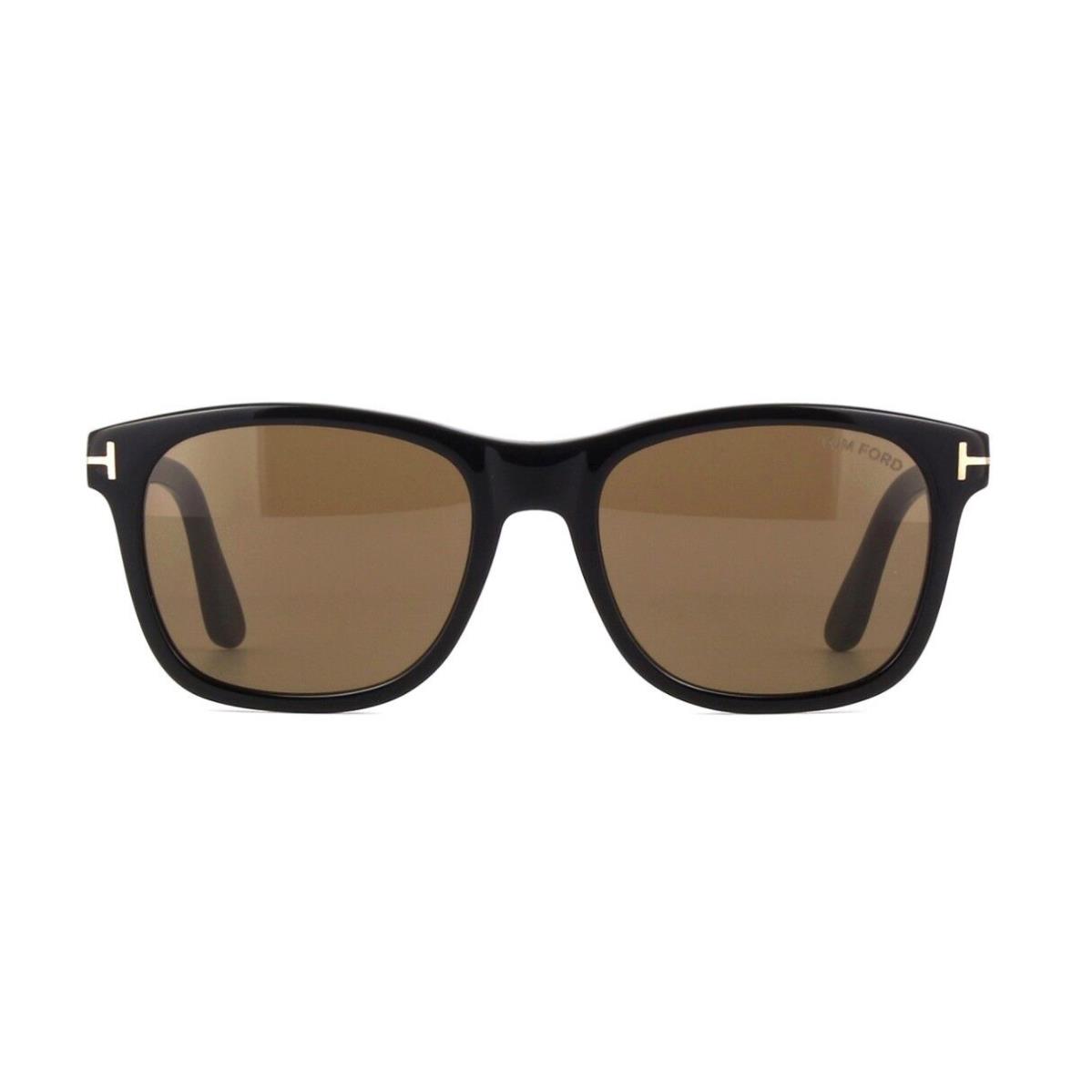 Tom Ford ERIC-02 FT 0595 Shiny Black/brown 01J Sunglasses