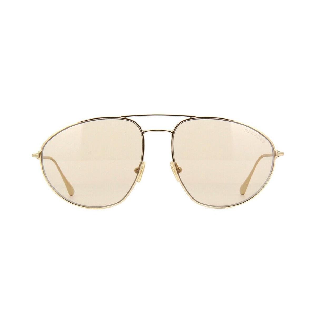 Tom Ford Cobra FT 0796 Shiny Gold/brown 30E A Sunglasses