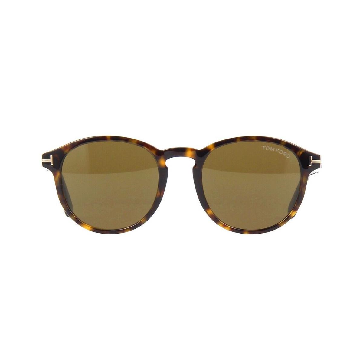 Tom Ford Dante FT 0834 Dark Havana/brown Roviex 52J Sunglasses