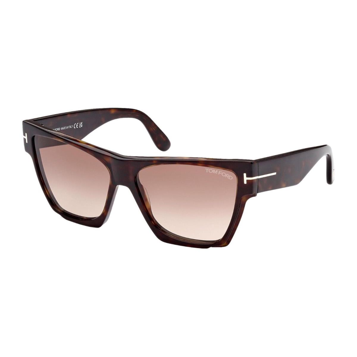 Tom Ford Dove FT 0942 Dark Havana Gold/roviex Shaded 52K Sunglasses