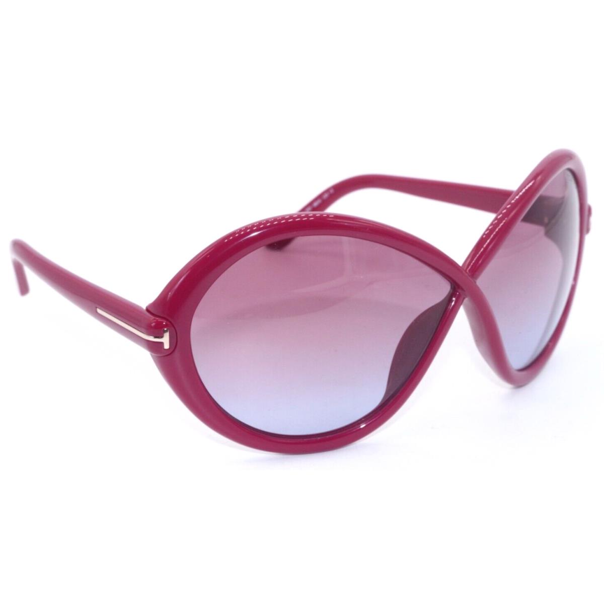 Tom Ford TF1070 75Y Jada Fuchsia Silver W/pink Gradient Lens Sunglasses 68-5