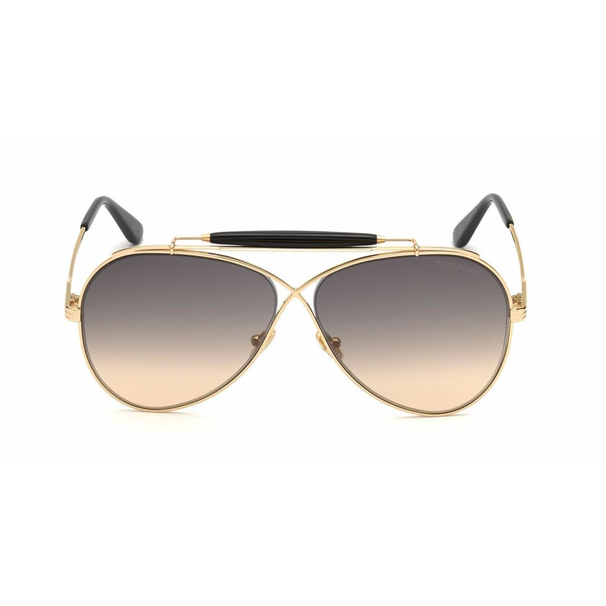 Tom Ford Holden FT 0818 Gold/grey Beige Shaded 30B Sunglasses