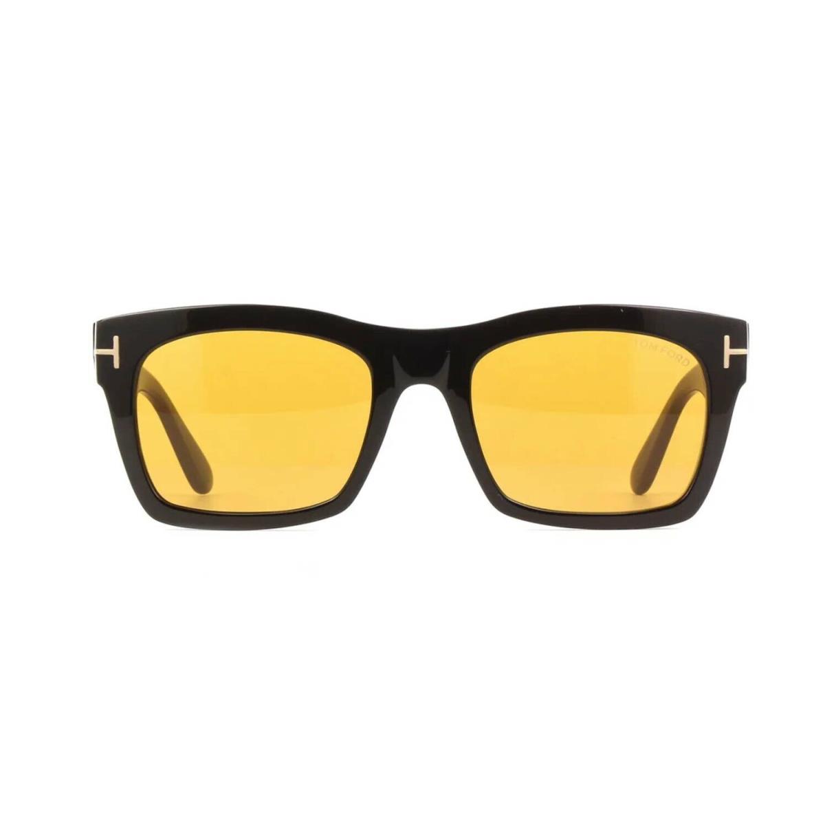 Tom Ford Nico FT 1062 Shiny Black/brown Yellow 01E Sunglasses