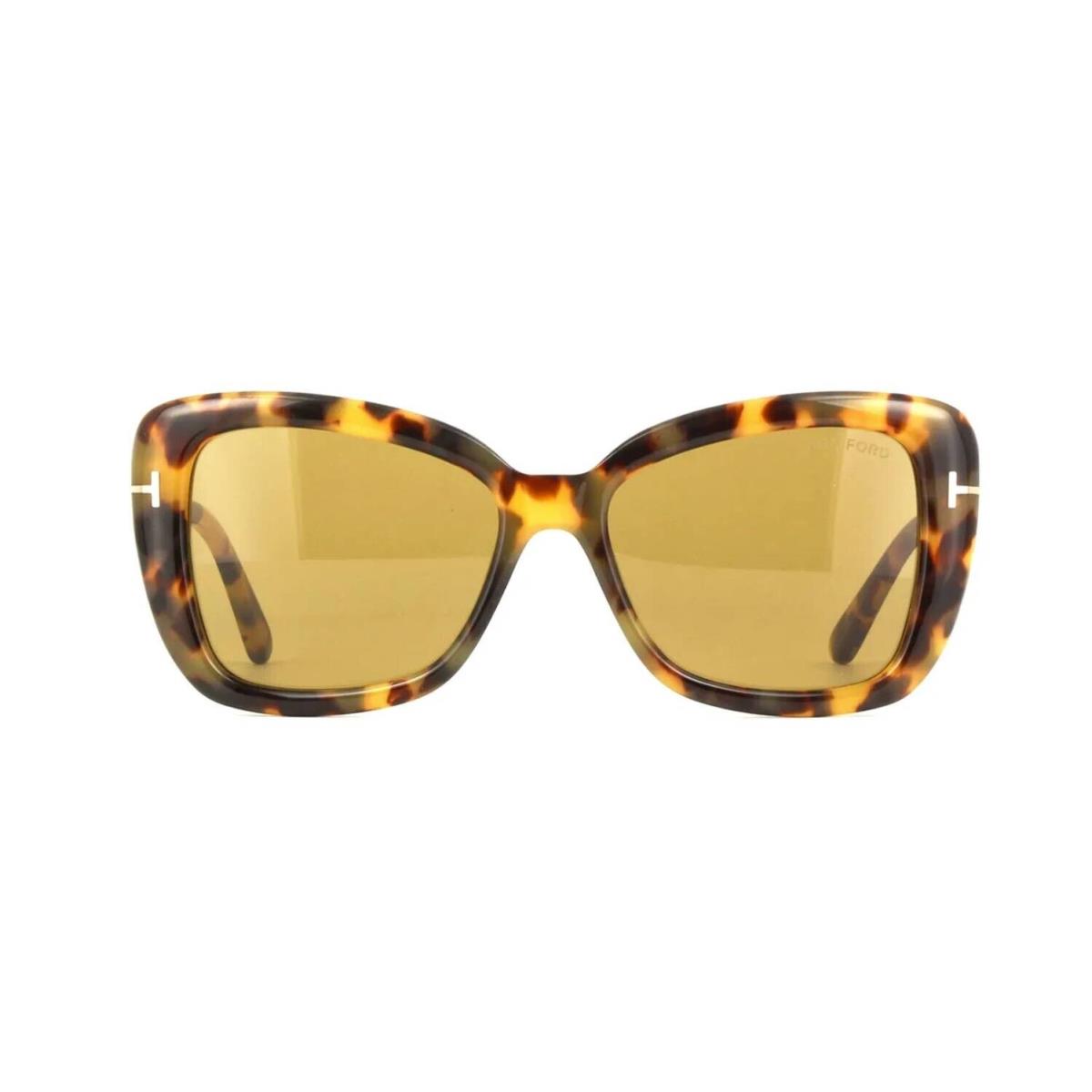 Tom Ford Maeve FT 1008 Havana/roviex 55J Sunglasses - Frame: Havana, Lens: Roviex