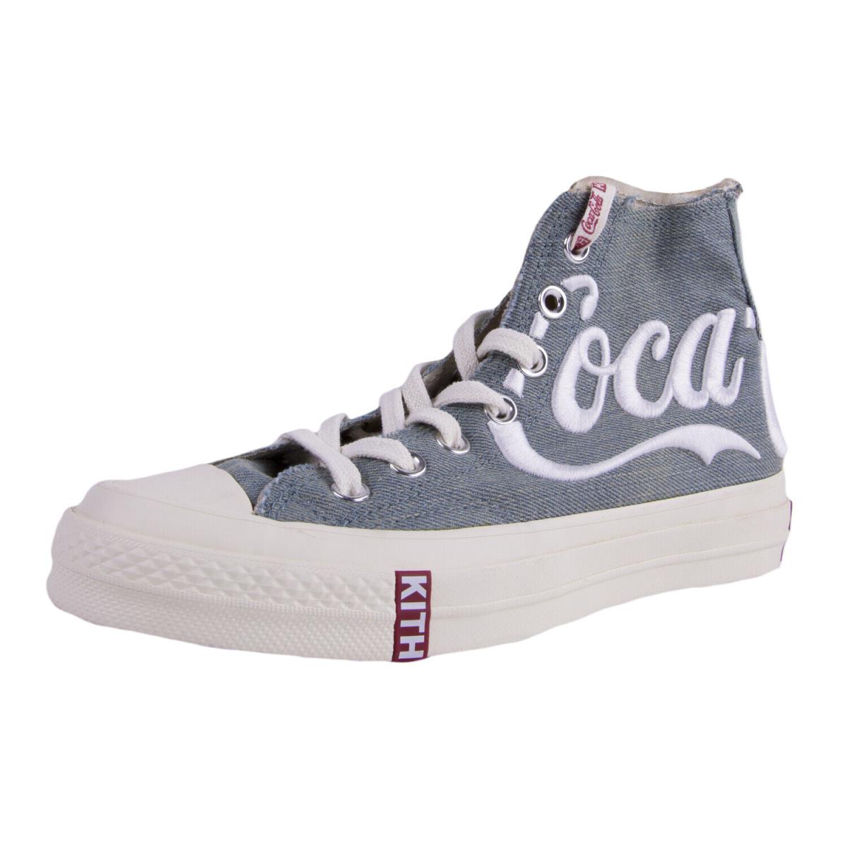 Kith X Converse X Coca Cola Rare Chuck 70 Hi Sneakers Denim M 9.5 / W 11.5