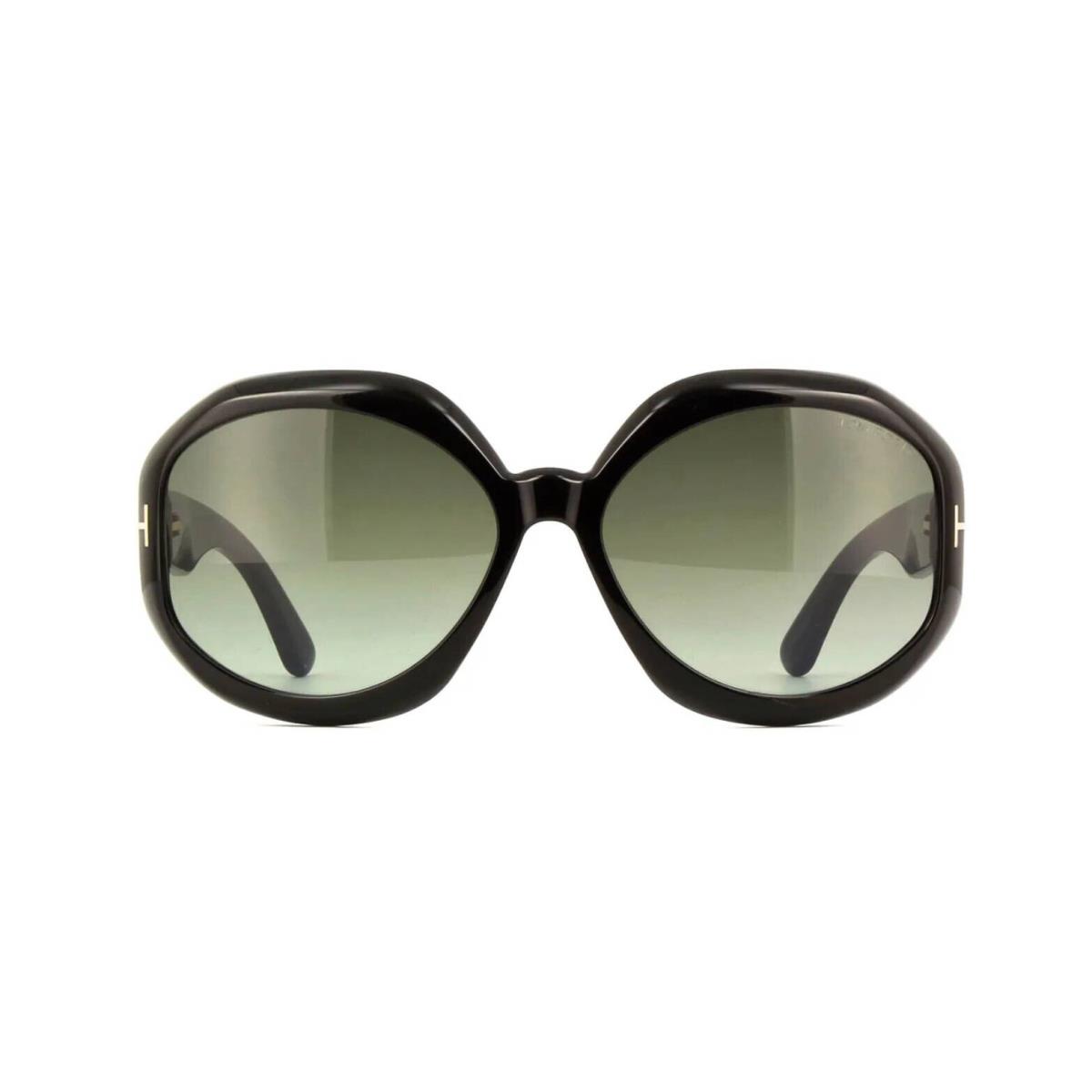 Tom Ford GEORGIA-02 FT 1011 Black/smoke Shaded 01B Sunglasses