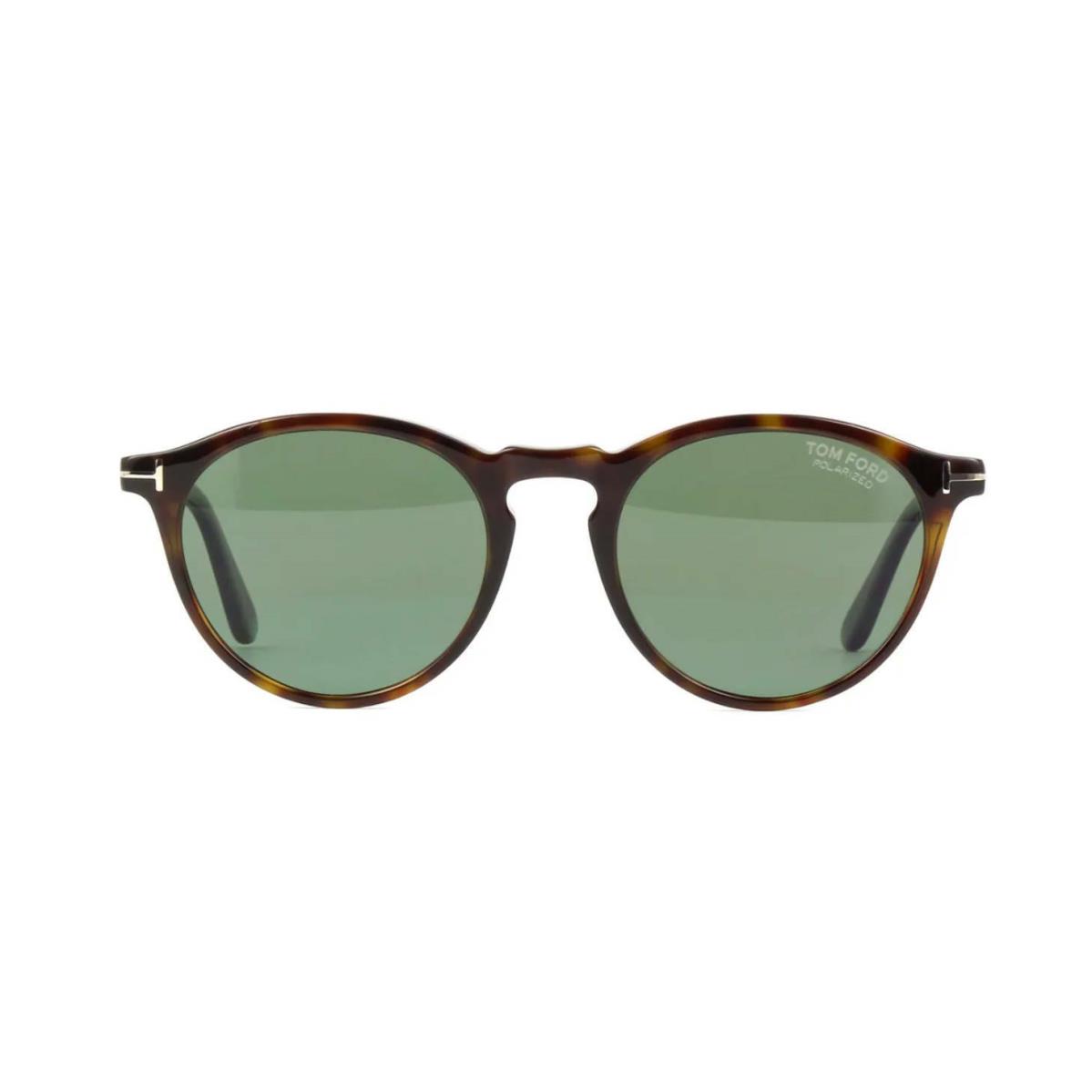 Tom Ford Aurele FT 0904 Dark Havana/green Polarized 52R Sunglasses