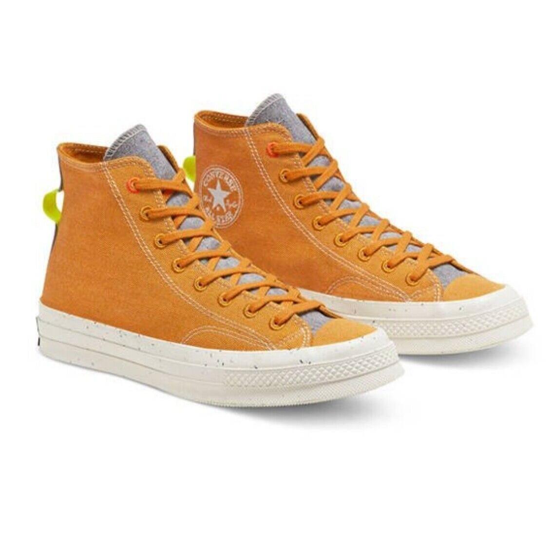 Converse Chuck 70 Hi Top Saffron Yellow/lemon Venom 168615C Women`s Size 7