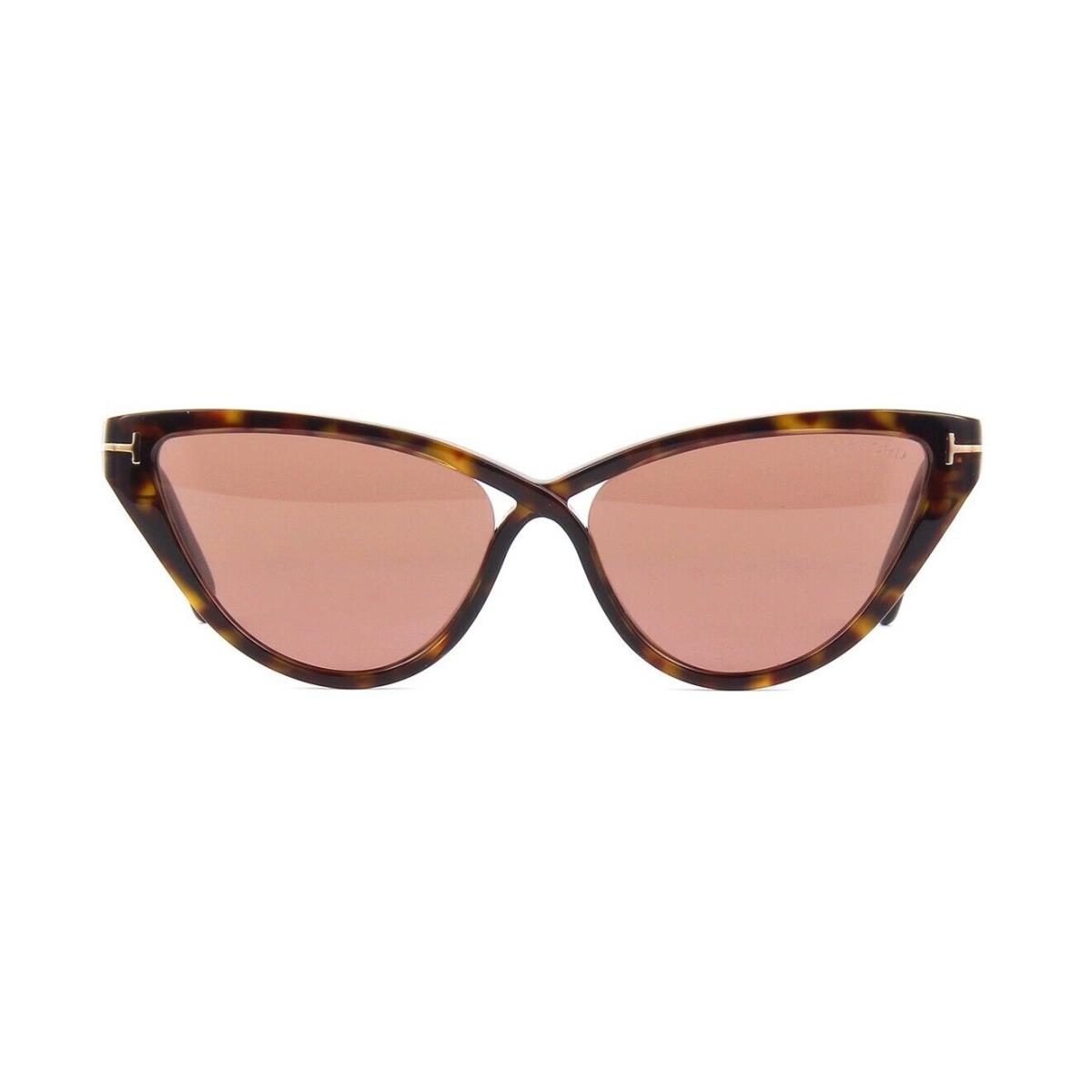 Tom Ford CHARLIE-02 FT 0740 Dark Havana/light Brown 52E Sunglasses