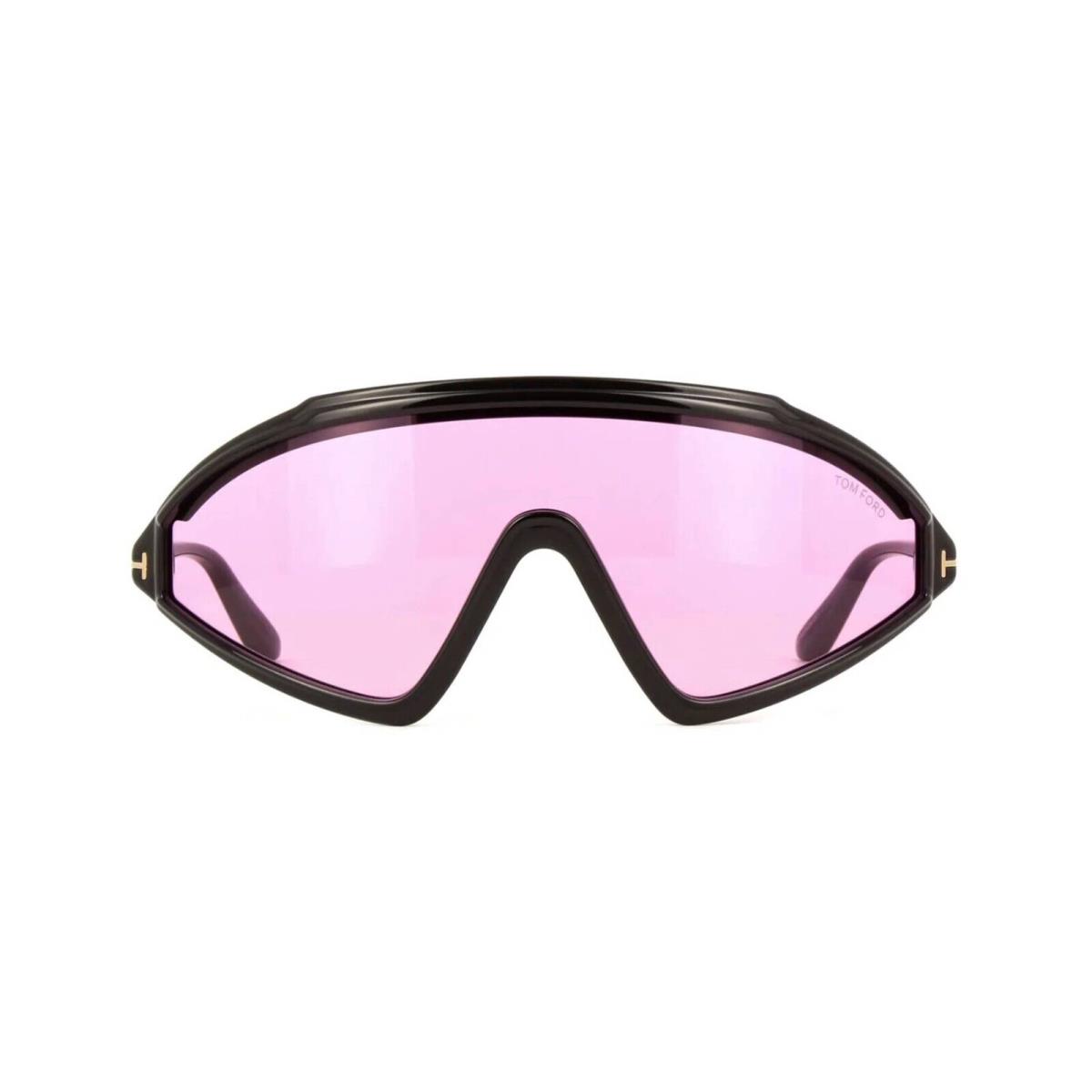 Tom Ford Lorna FT1121 Shiny Black/light Pink 01Y Sunglasses