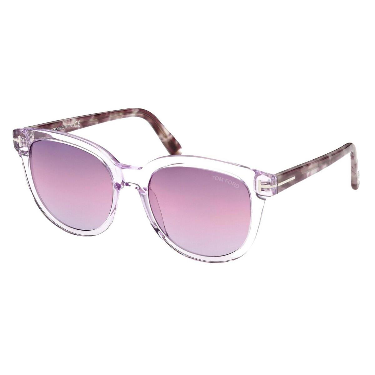 Tom Ford Olivia -02 FT 0914 Transparent Lilac/violet Mirrored 78Z Sunglasses