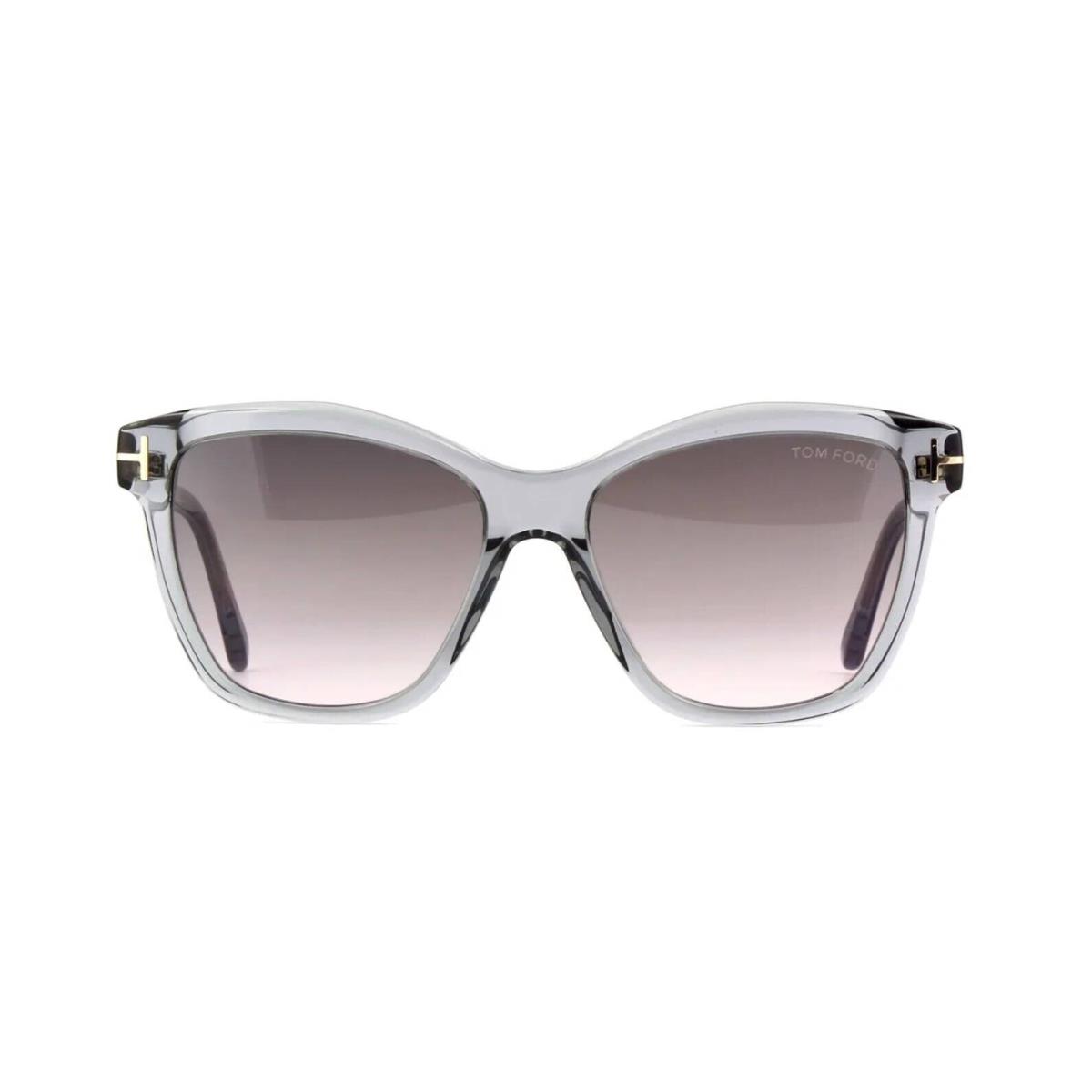 Tom Ford Lucia FT 1087 Grey Crystal/grey Shaded 20A Sunglasses