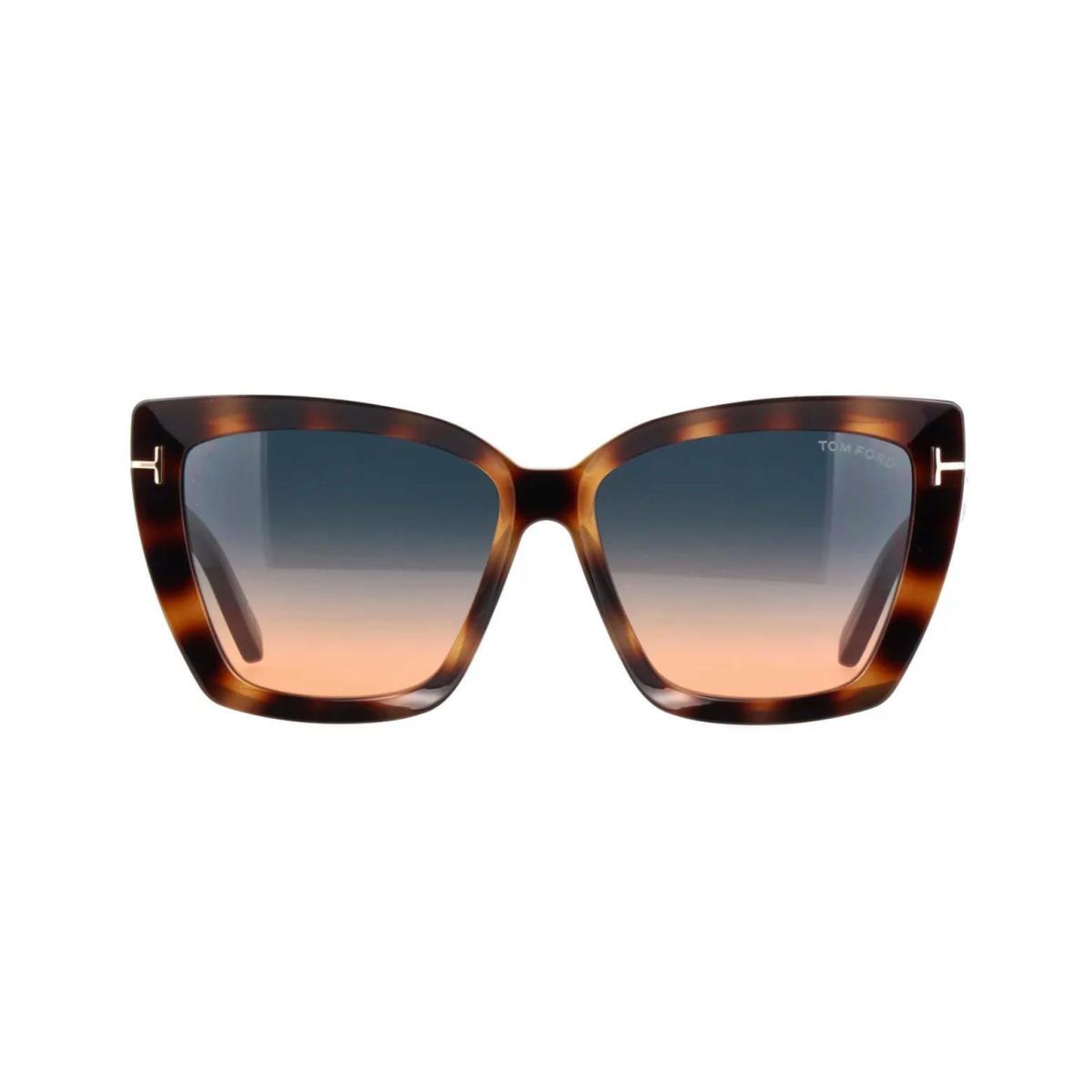 Tom Ford SCARLET-02 FT 0920 Blonde Havana/blue Orange Shaded 53P Sunglasses