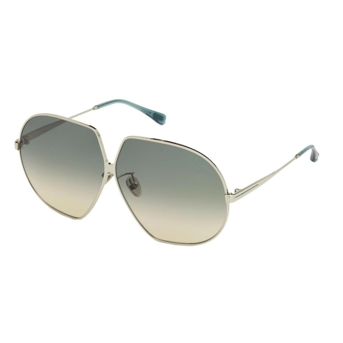 Tom Ford Tara FT 0785 Silver/green Shaded 16P Sunglasses