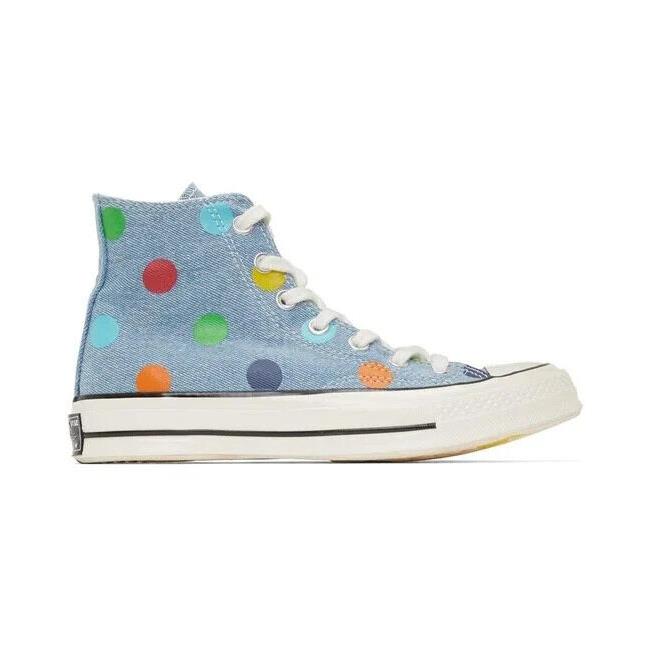 Converse Men`s Blue Golf Wang Edition Chuck 70 Hi Sneakers Blue/egret/black 11.5 - Blue