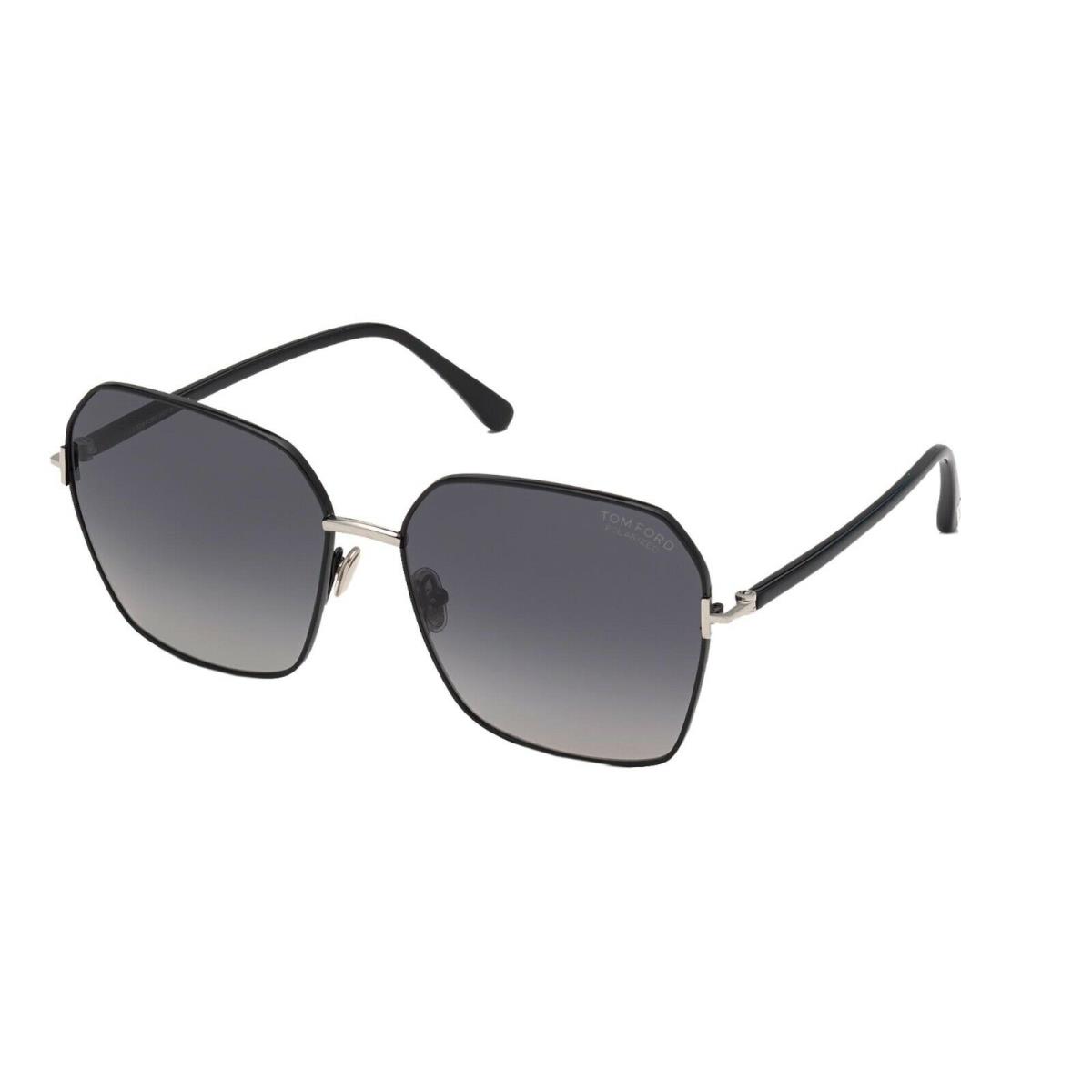 Tom Ford CLAUDIA-02 FT 0839 Shiny Black/grey Polarized 01D Sunglasses