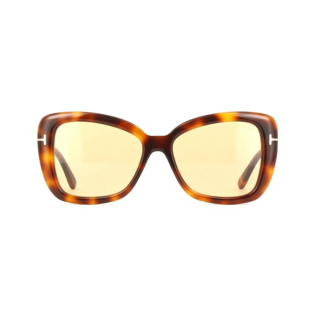 Tom Ford Maeve FT 1008 Blonde Havana/light Brown 53E Sunglasses