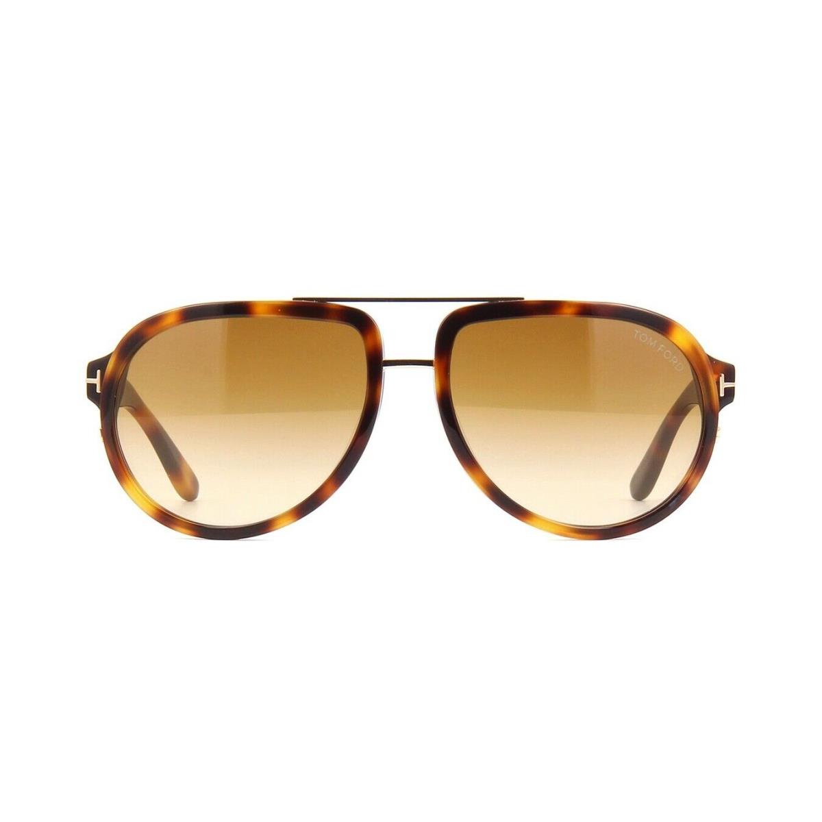 Tom Ford Geofrey FT 0779 Blonde Havana/brown Shaded 53F A Sunglasses