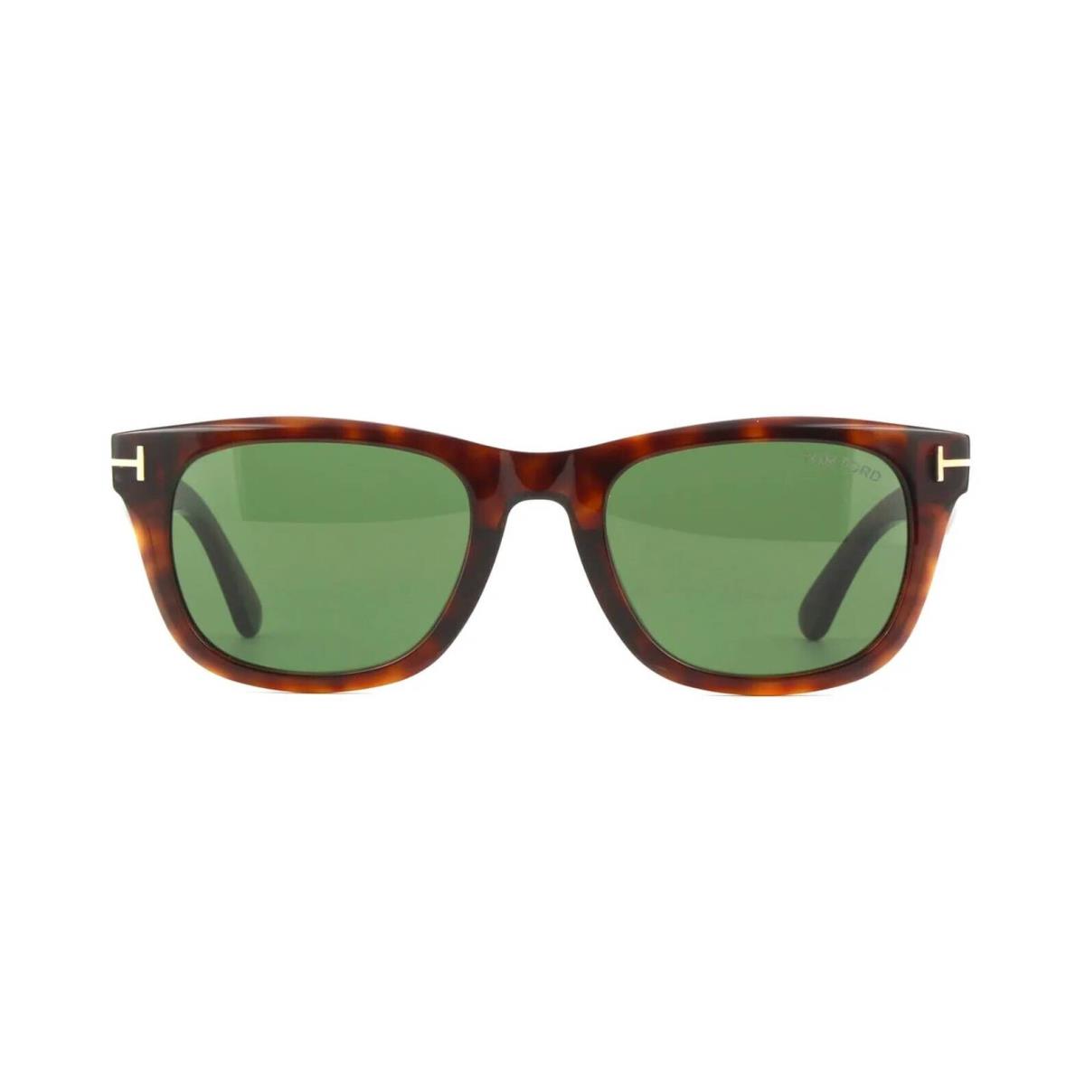 Tom Ford Kendel FT 1076 Red Havana/green 54N Sunglasses