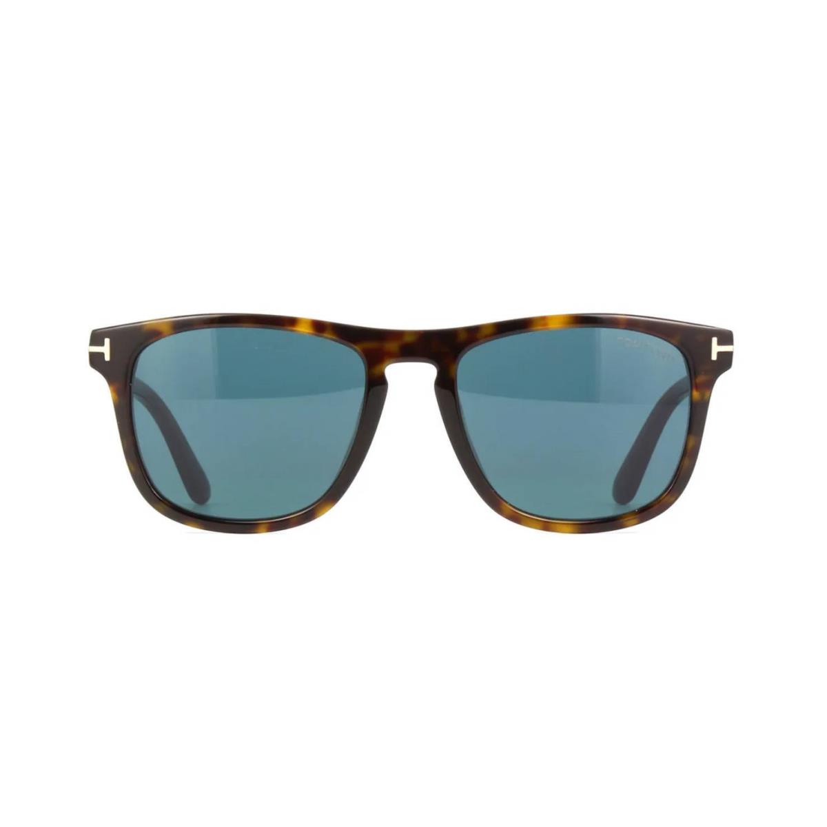 Tom Ford GERARD-02 FT 0930 Dark Havana/blue 52V Sunglasses - Frame: Dark Havana, Lens: Blue