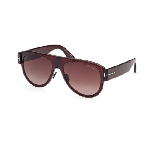 Tom Ford Lyle 02 FT1074 48T Dark Brown/dark Havana Gradient Men`s Sunglasses