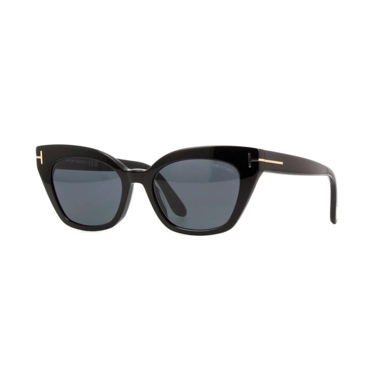 Tom Ford Juliette FT 1031 Shiny Black/grey 01A Sunglasses - Frame: Shiny Black, Lens: Grey