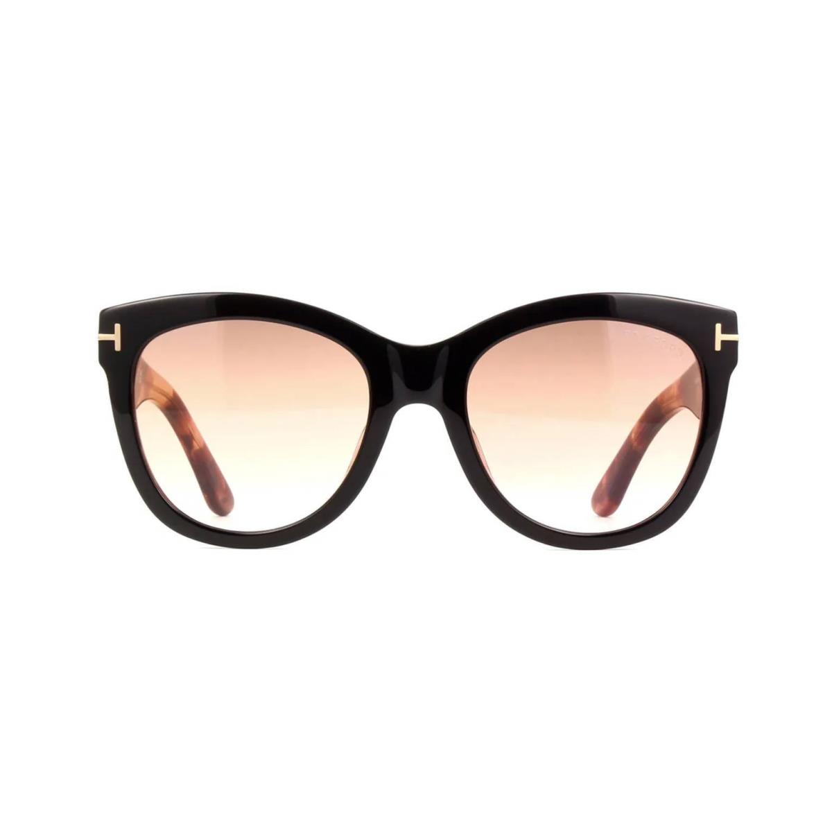 Tom Ford Wallace FT 0870 Black Havana/light Brown Shaded 05F Sunglasses