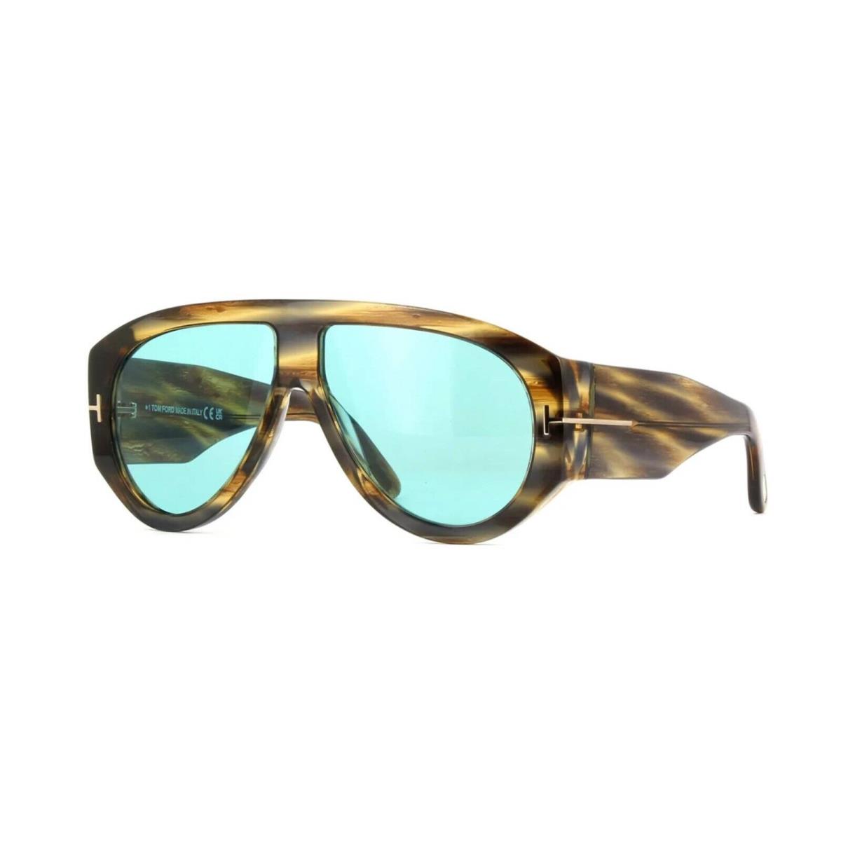 Tom Ford Bronson FT 1044 Striped Brown/blue 56V Sunglasses