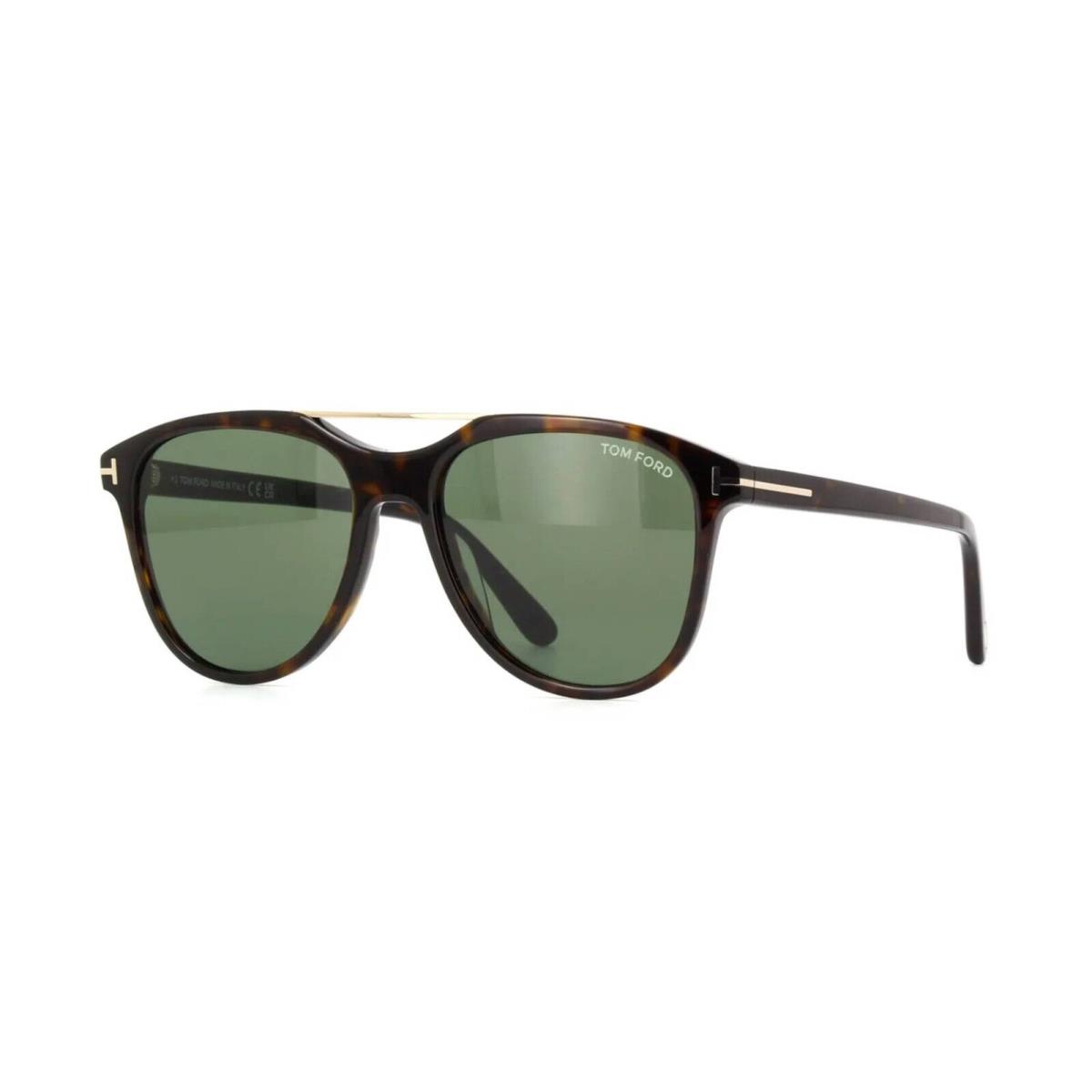 Tom Ford DAMIAN-02 FT 1098 Dark Havana/green 52N Sunglasses