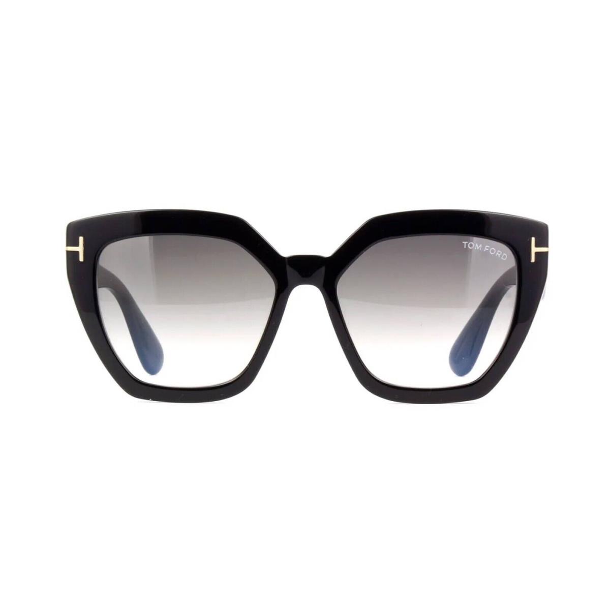 Tom Ford Phoebe FT 0939 Shiny Black/grey Shaded 01B Sunglasses