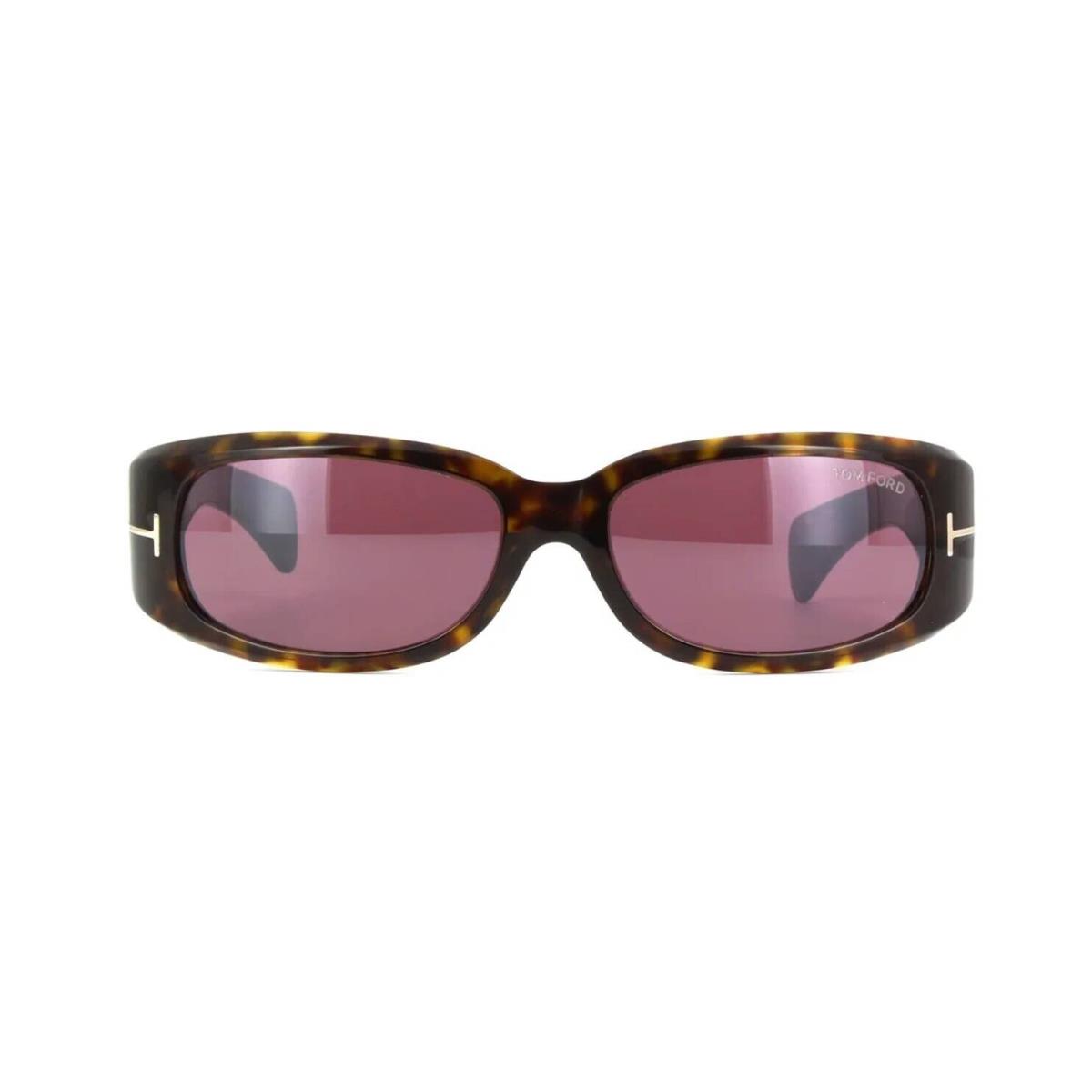 Tom Ford Corey FT 1064 Dark Havana/bordeaux 52S Sunglasses